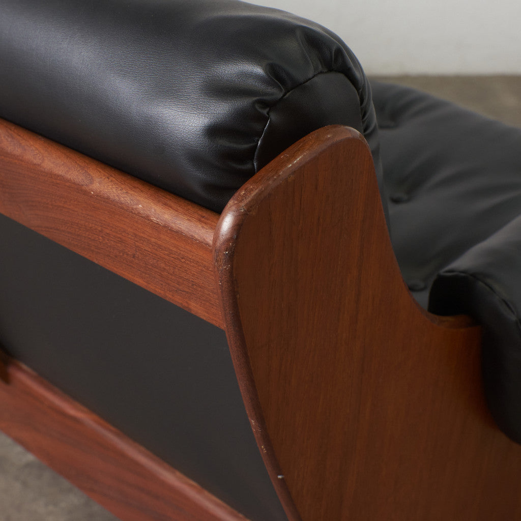 サドルシリーズ 3人掛けソファ / 張替済