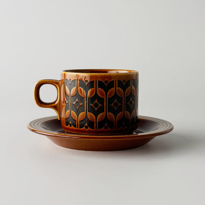HEIRLOOM エアルーム カップ&ソーサー Autumn brown