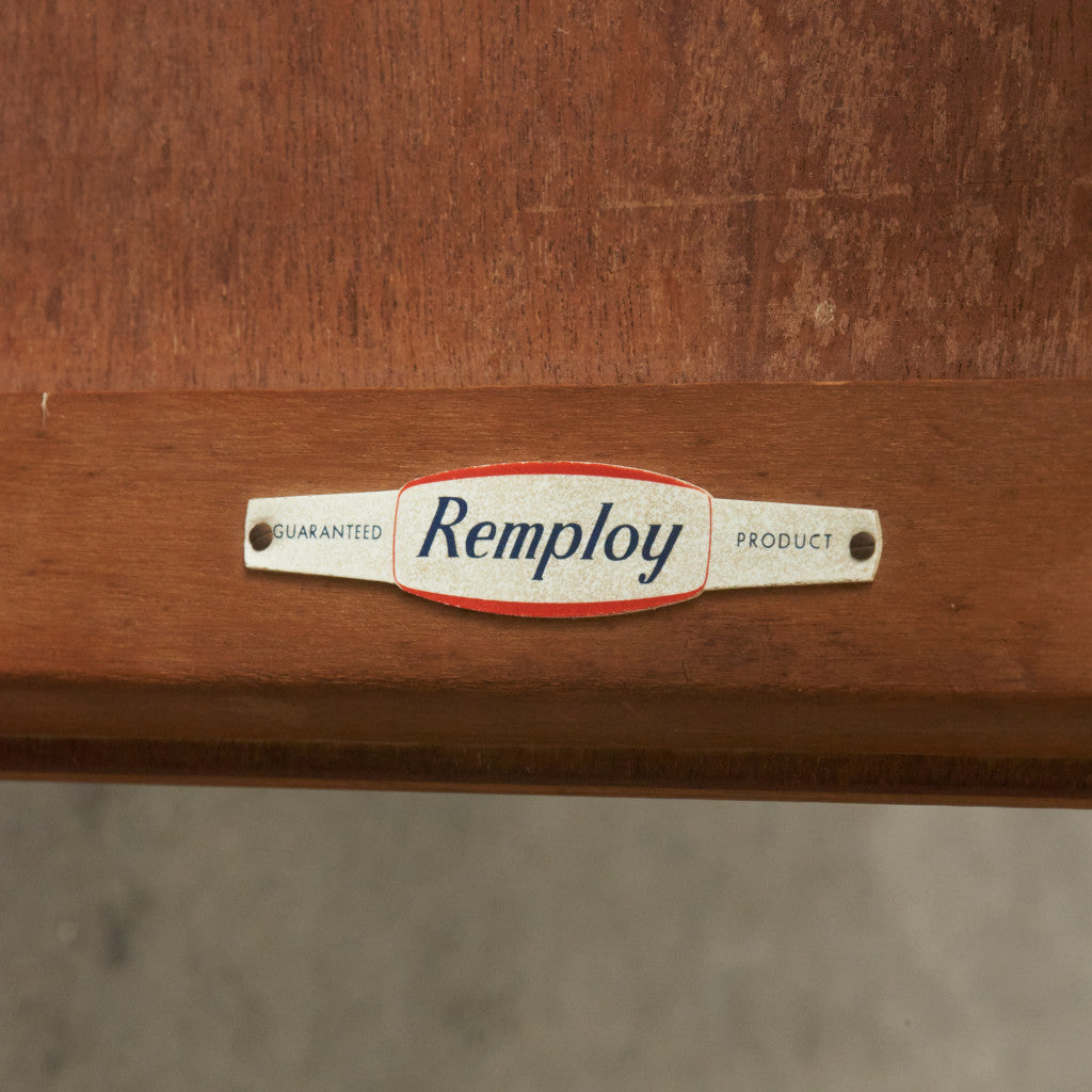 ヴィンテージ サイドテーブル / マガジンラック付き