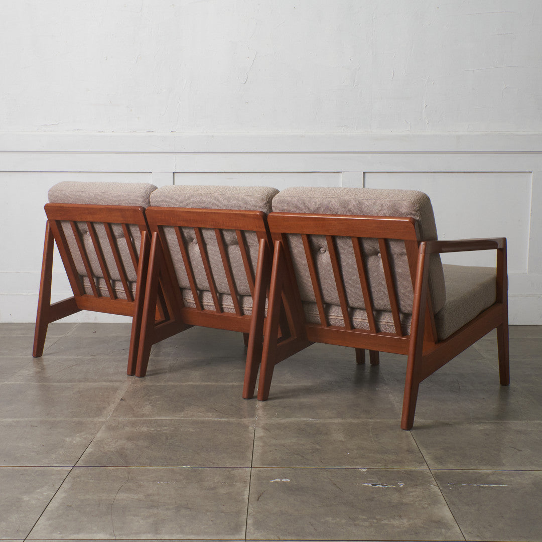 ヴィンテージ 3人掛け セパレートソファ