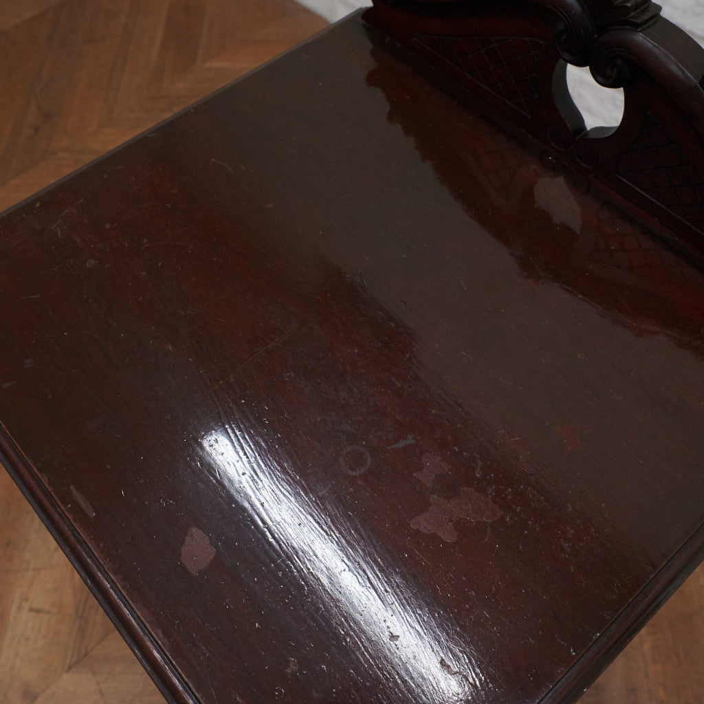 英国アンティーク ウォールナット材 スモールキャビネット