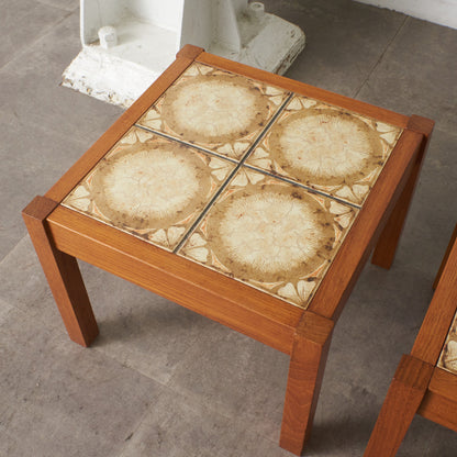 デンマーク製 タイルトップ ネストテーブル