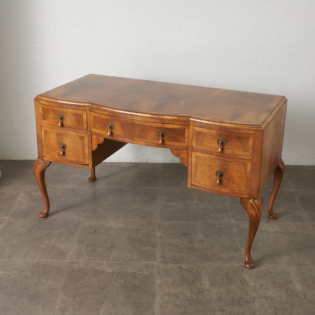 英国アンティーク 両袖デスク