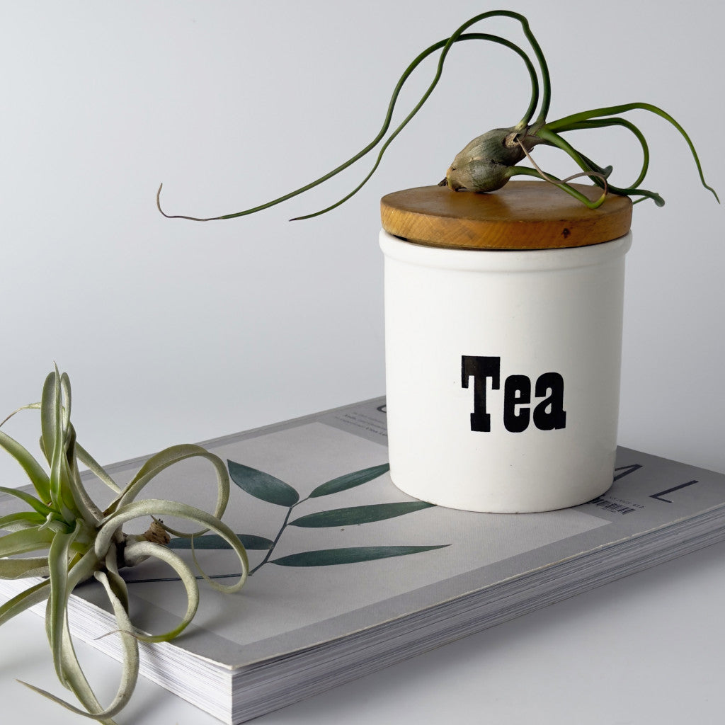 ヴィンテージ キャニスター "Tea"