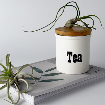 ヴィンテージ キャニスター "Tea"