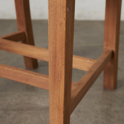 ストリップド加工 ダイニングチェア 4脚セット / 張替済