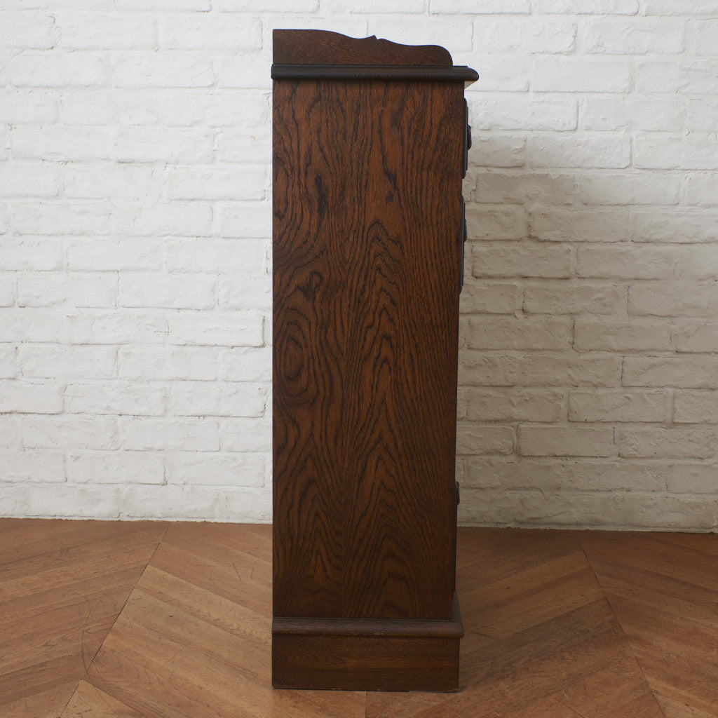 クラシック オーク材 サイドキャビネット