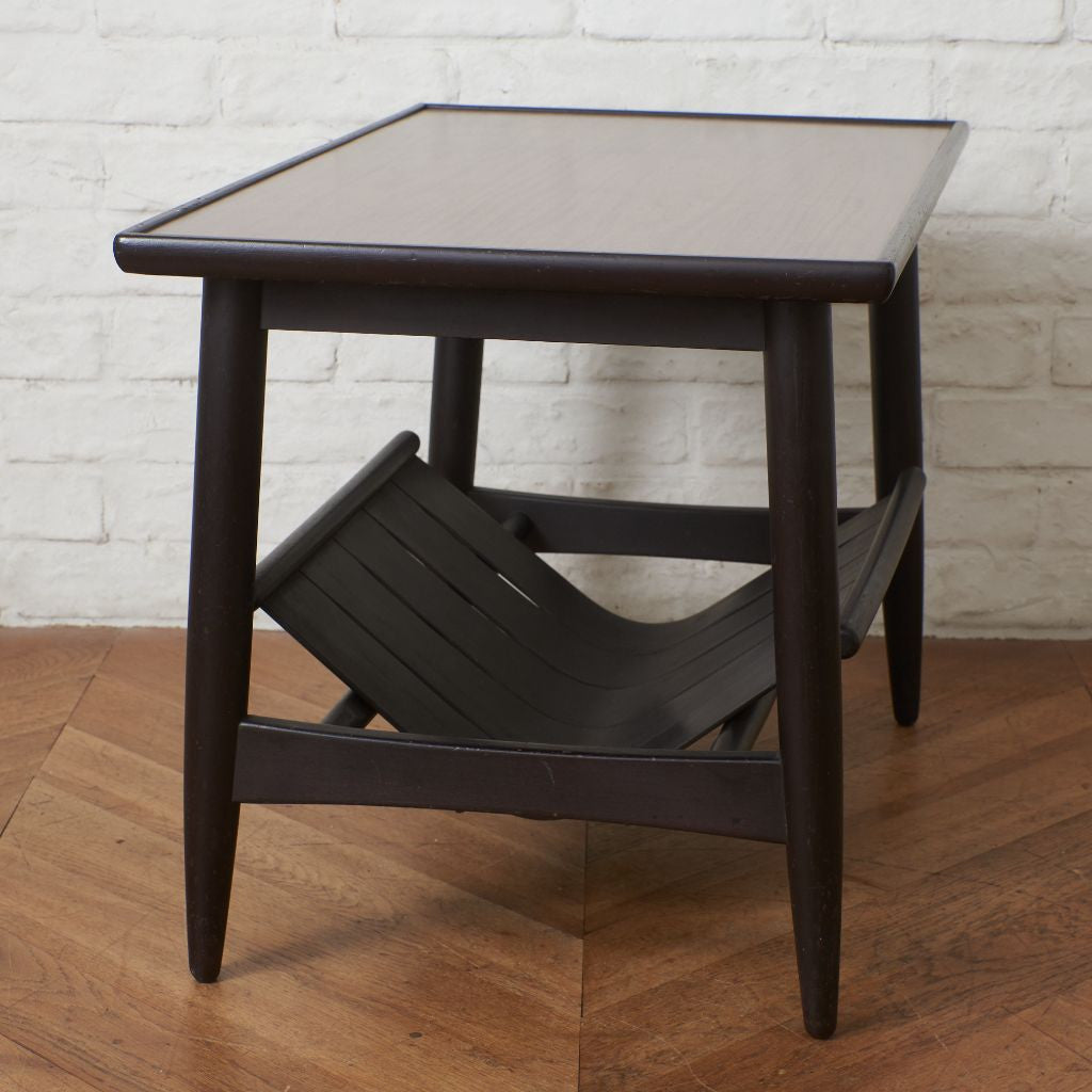 ヴィンテージ ラック付き サイドテーブル