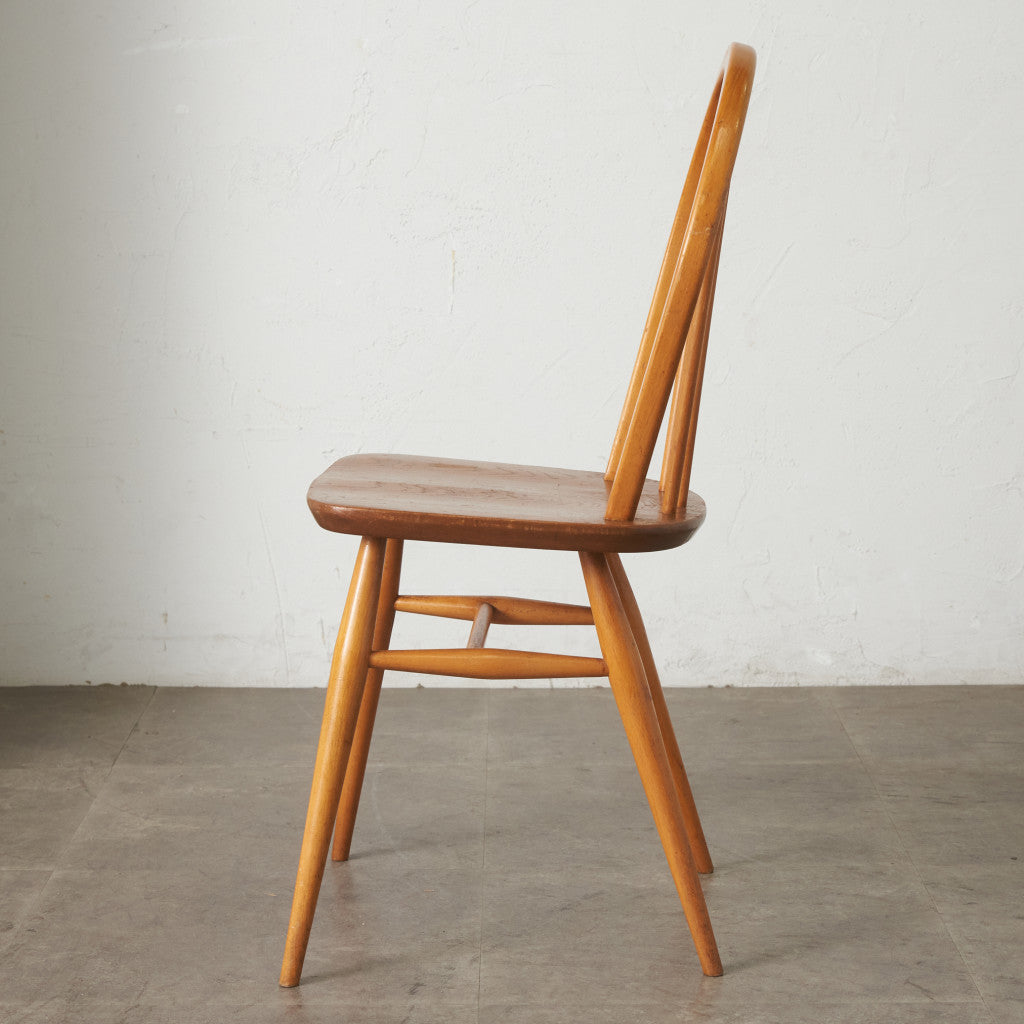 天然木　ナチュラル　フープバックチェア　スポークチェア　ヴィンテージ　nN スポークバックチェア 業界最多9色展開 ダイニングチェア 北欧風