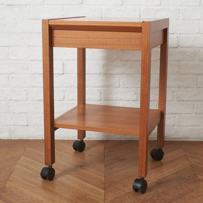 ジャパンヴィンテージ キャスター付き サイドテーブル