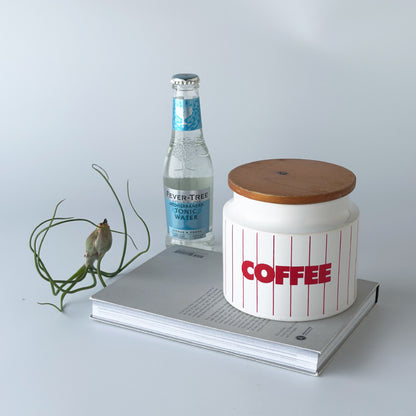 STRIPE ストライプ キャニスター "COFFEE"