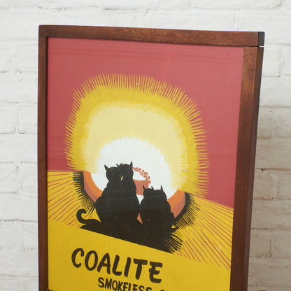 英国ヴィンテージ 看板 / ファイヤースクリーン