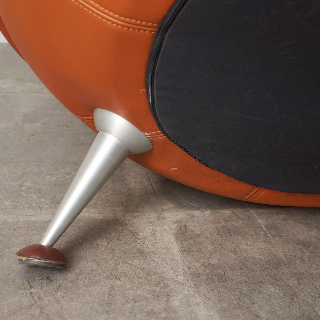 カウチソファ 総本革張り DS-102