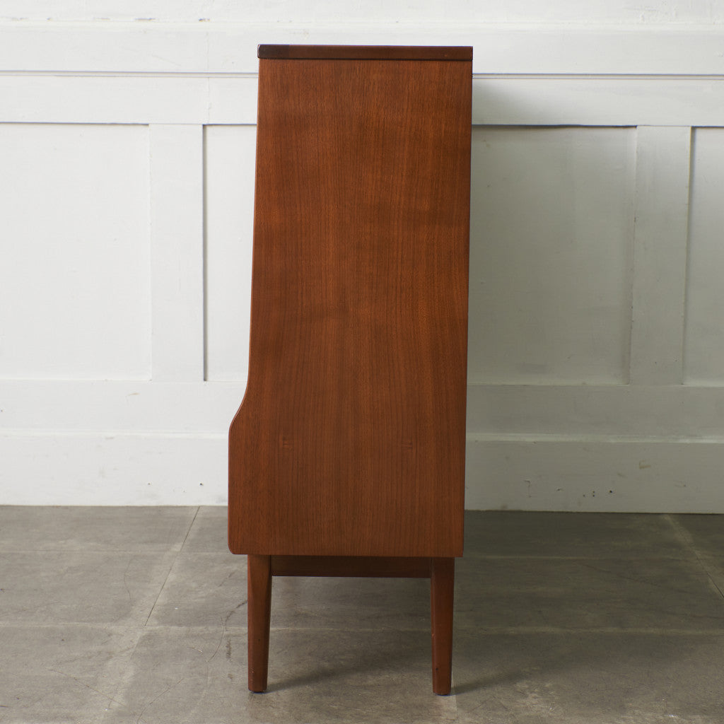 ヴィンテージ ナローガラスキャビネット