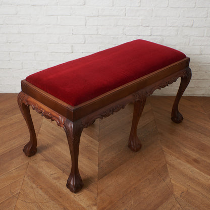 英国クラシック スツール / 張替済