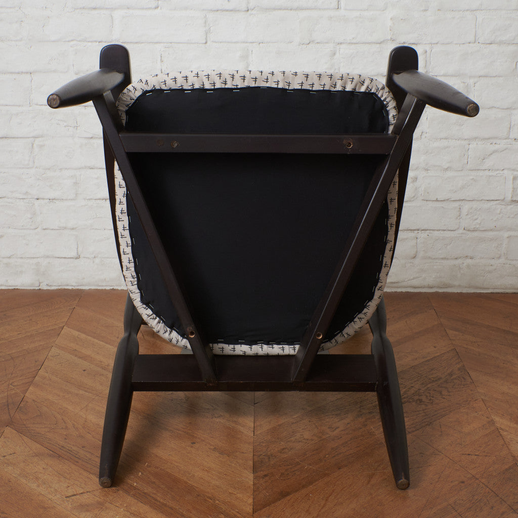 フォーク アームチェア / 張替済