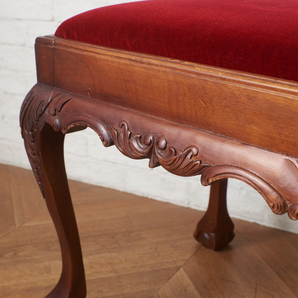 英国クラシック スツール / 張替済