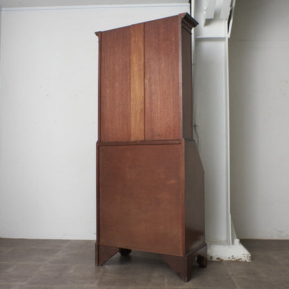 英国アンティーク エドワーディアン様式 ビューローブックケース