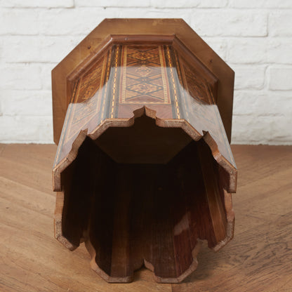 シリア製 寄木細工 サイドテーブル