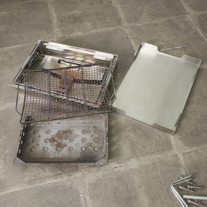 ガーデンユニットテーブル & グリル セット