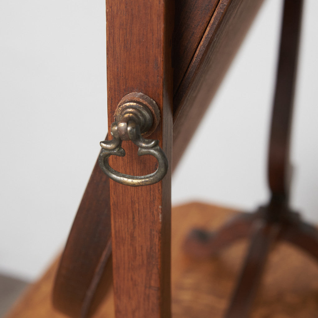 英国アンティーク マホガニー材 スタンドミラー｜rocca rocca