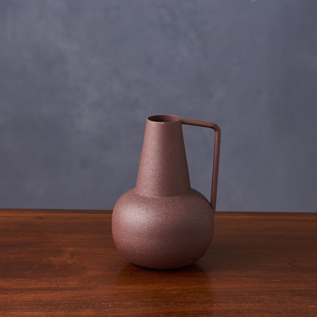 アイアンフラワーベース チョコブラウン