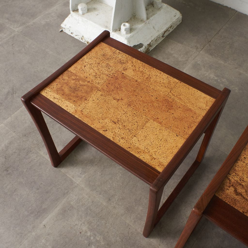 cork ヴィンテージ ネストテーブル (3577D)