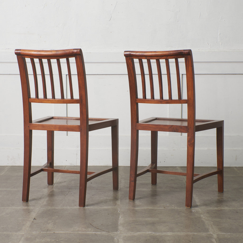 アジアンコロニアル チーク無垢材 ダイニングチェア 2脚セット – rocca