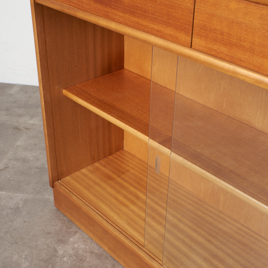 ヴィンテージ ガラスキャビネット