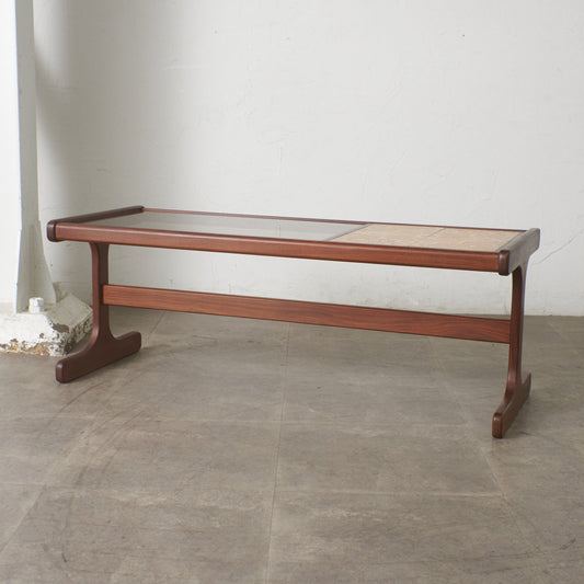 タイル&ガラストップ コーヒテーブル