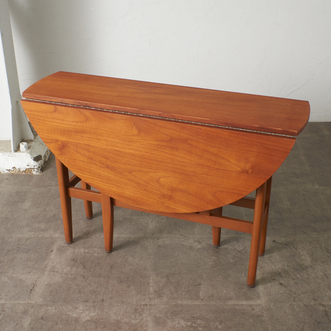 ヴィンテージ ドロップリーフ ゲートレッグテーブル