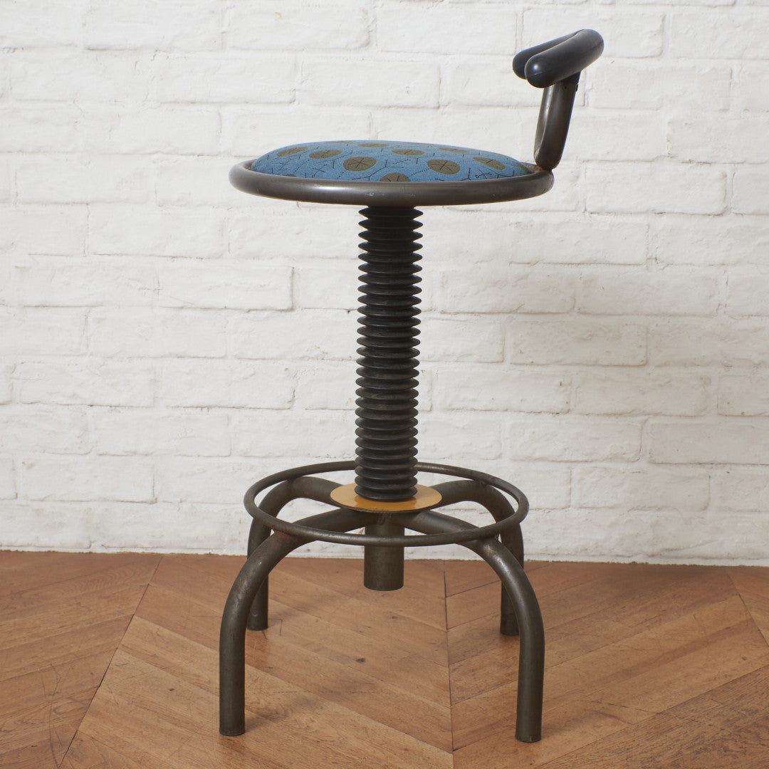 インダストリアル カウンターチェア / 張替済