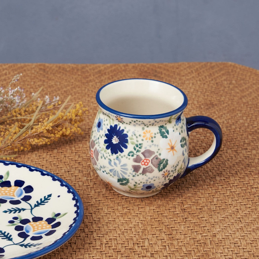 ポーリッシュポタリー マグカップ ブルー