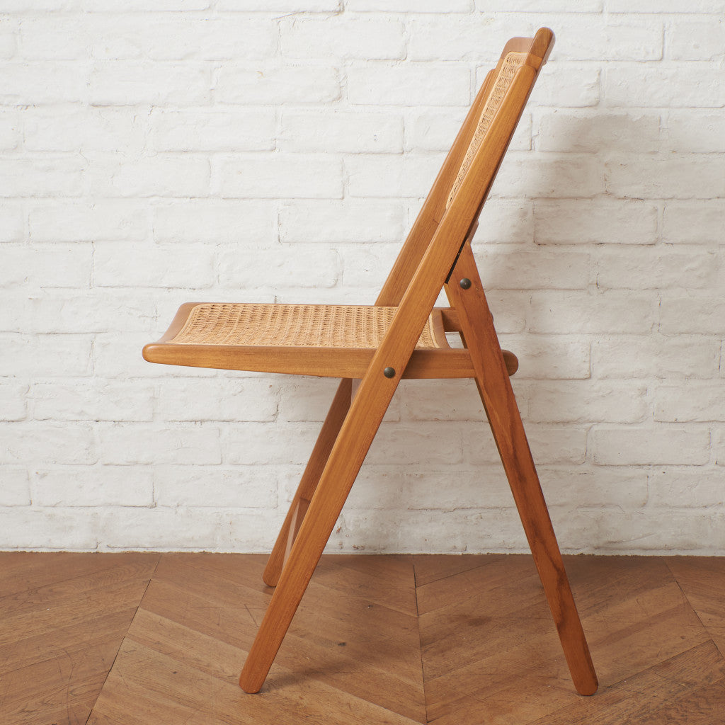 ラタン編み フォールディングチェア