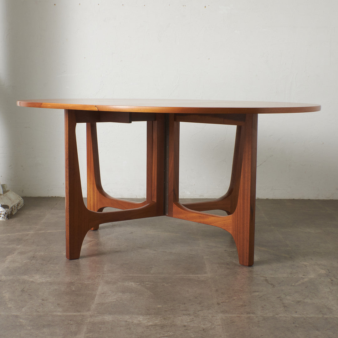 ドロップリーフゲートレッグテーブル