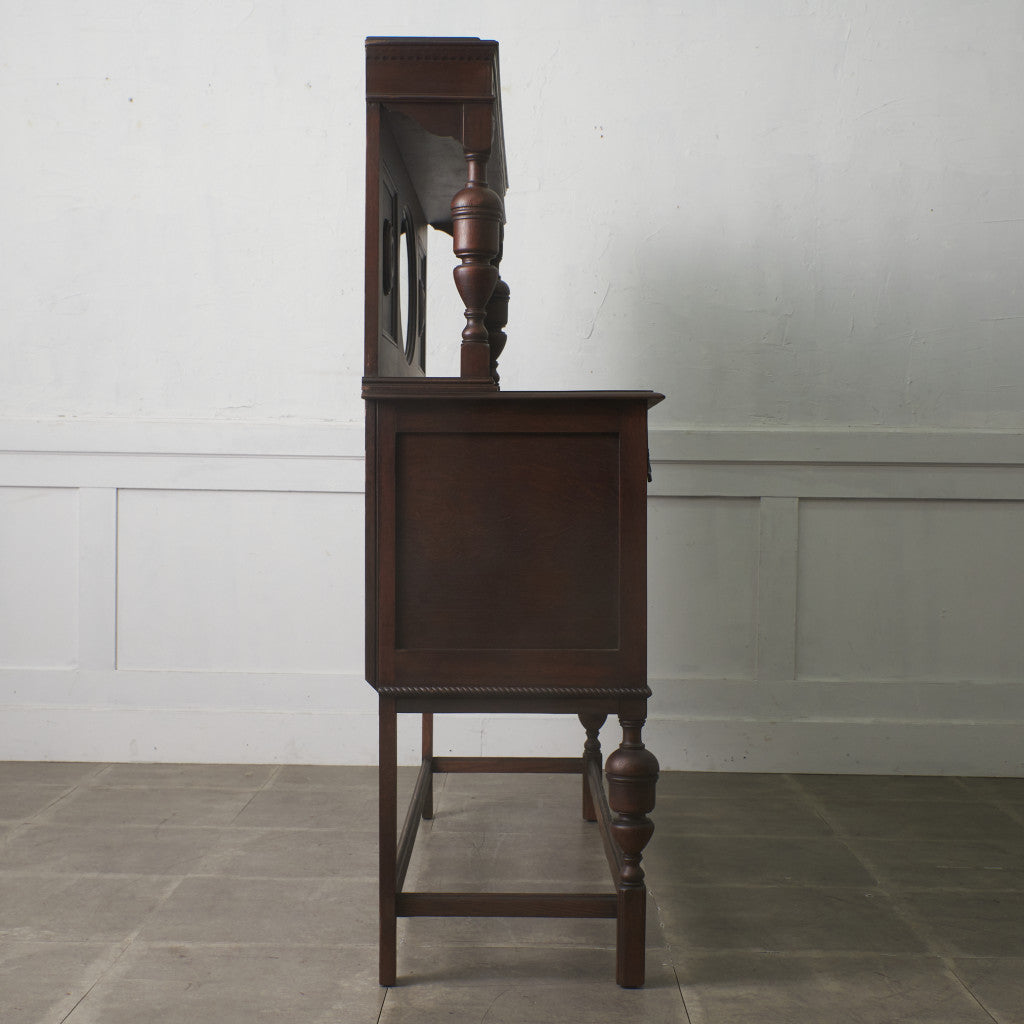 英国アンティーク ミラーバックサイドボード