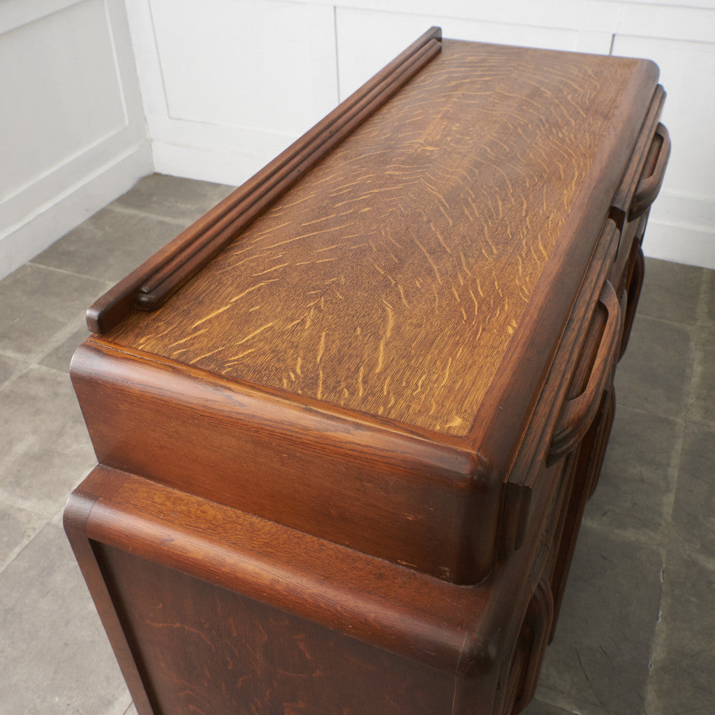 英国アンティーク アールデコ様式 サイドボード