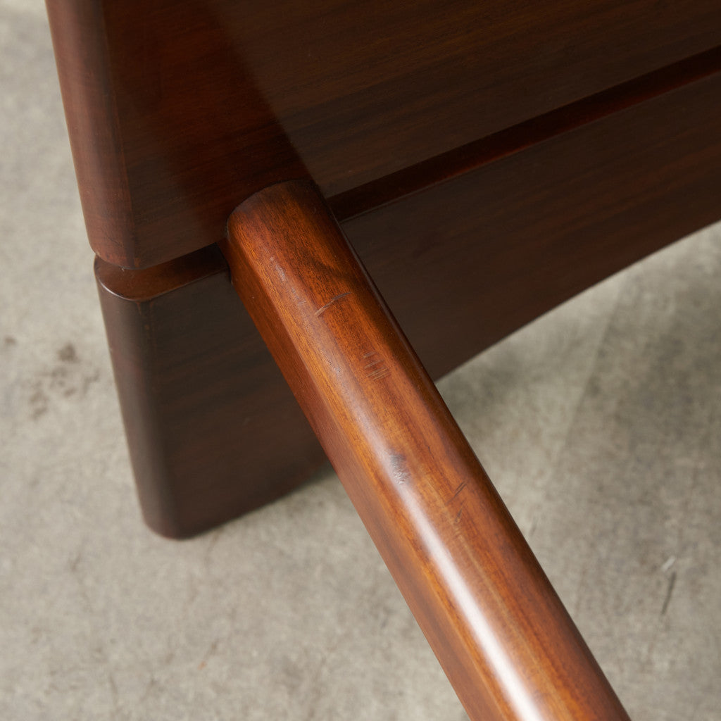 ヴィンテージ ガラストップ コーヒーテーブル