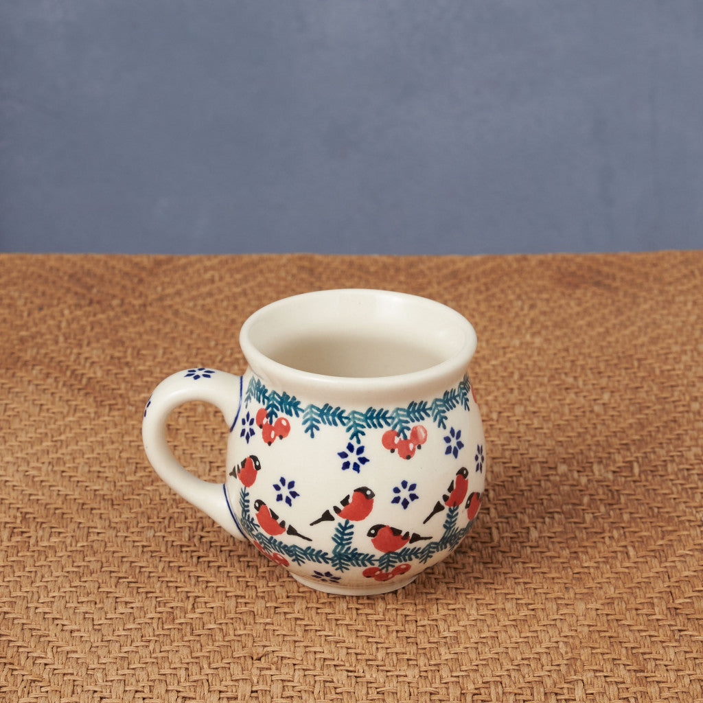ポーリッシュポタリー マグカップ 小鳥