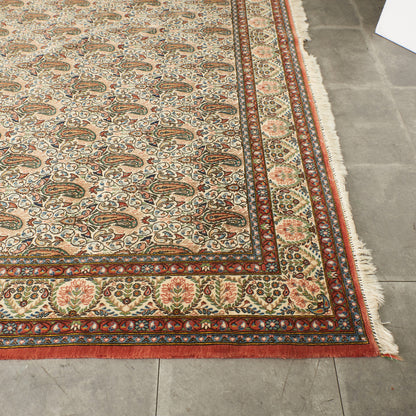 ウール製 手織り 絨毯