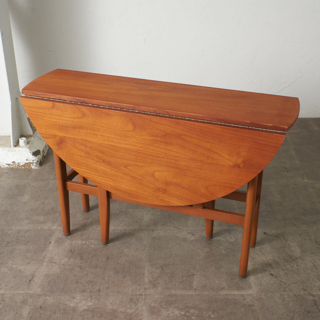 ヴィンテージ ドロップリーフ ゲートレッグテーブル