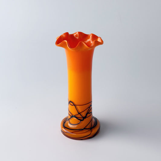 チェコ製 ヴィンテージ Tango タンゴ ガラスフラワーベース