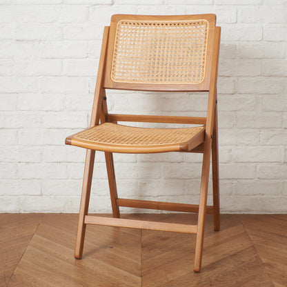 ラタン編み フォールディングチェア
