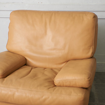 本革張り 1人掛けソファ