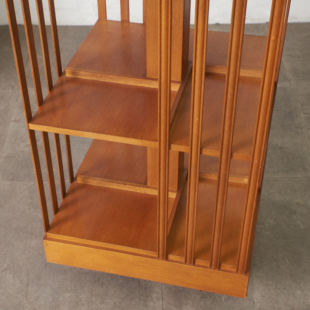 英国クラシック リボルビングブックケース