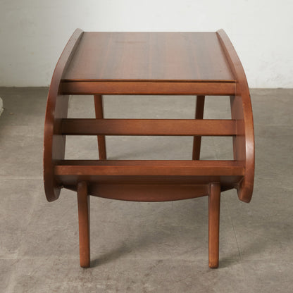 ヴィンテージ サイドテーブル / マガジンラック付き