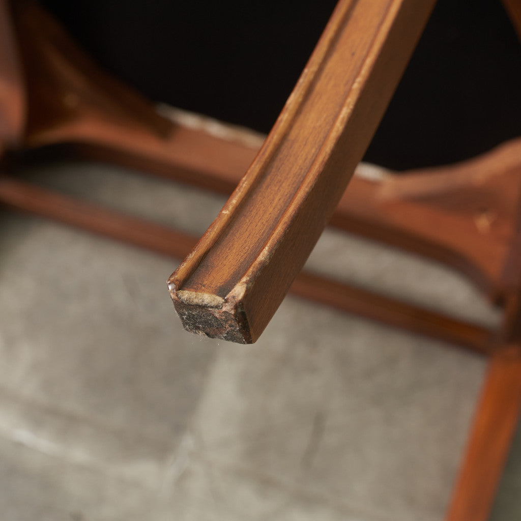 アールヌーボー ハイバック アームチェア / 張替済