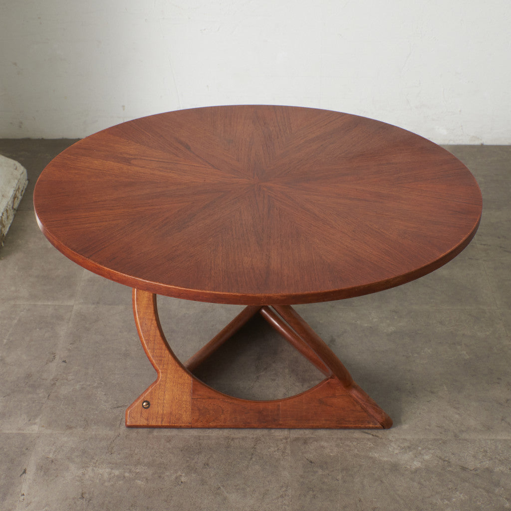 デンマーク製 ラウンドコーヒーテーブル