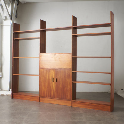 英国ヴィンテージ ウォールユニットシェルフ