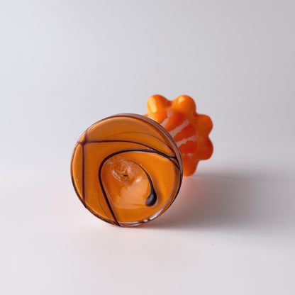 チェコ製 ヴィンテージ Tango タンゴ ガラスフラワーベース